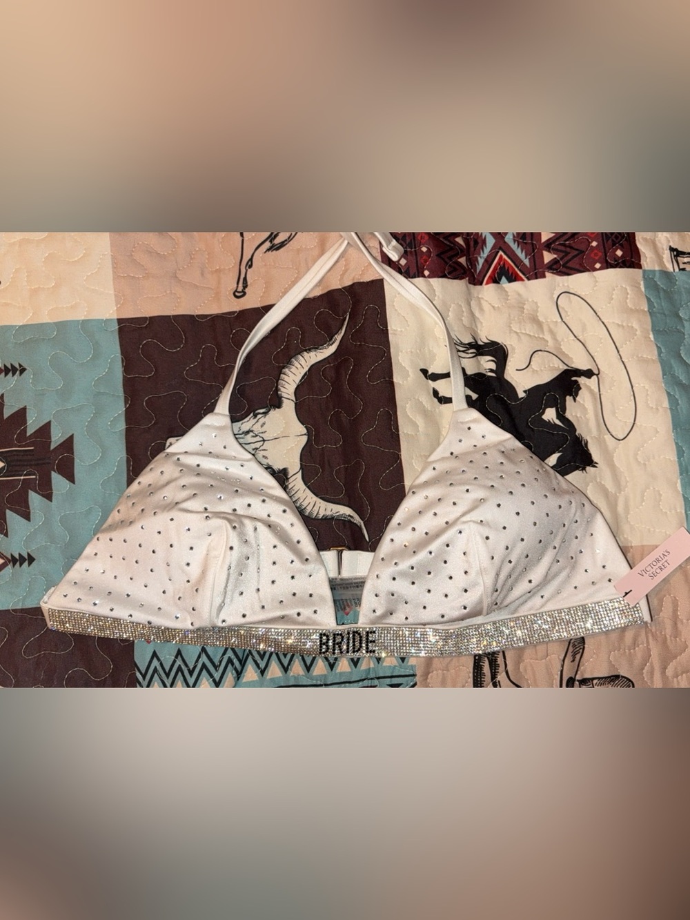 Victoria’s Secret bride triangle swim top